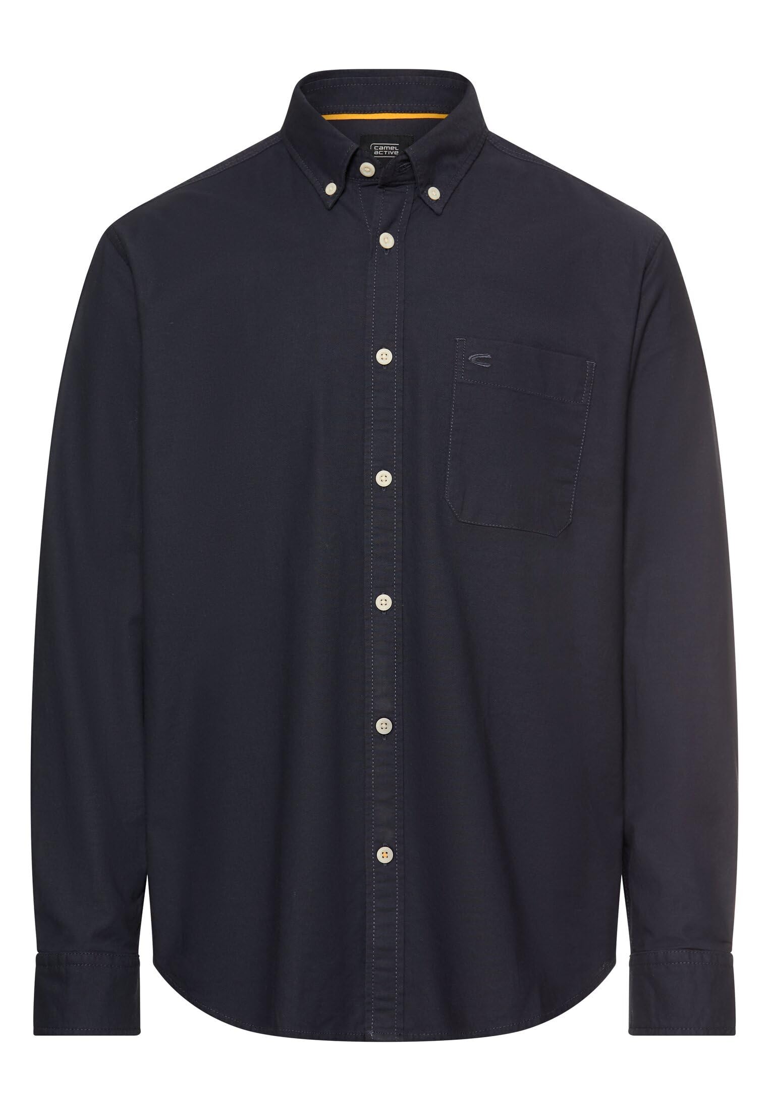 camel active Herren Langarmhemd mit Brusttasche