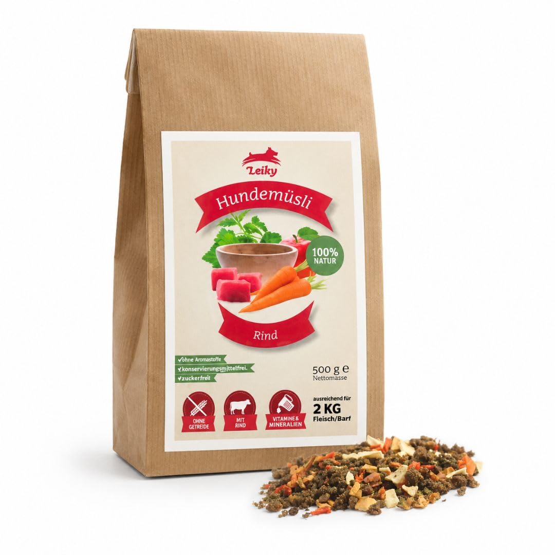 Musli z wołowiną i warzywami dla psa | dieta suchy BARF 2 kg