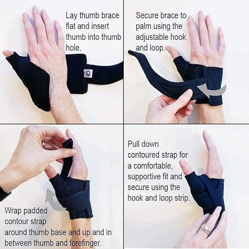 Miniatura 6 de Comfort Cool Thumb CMC Restriction Splint. Available in Thumb Brace Provides Support, Compression. Indications - Arthritis, Tendinitis,