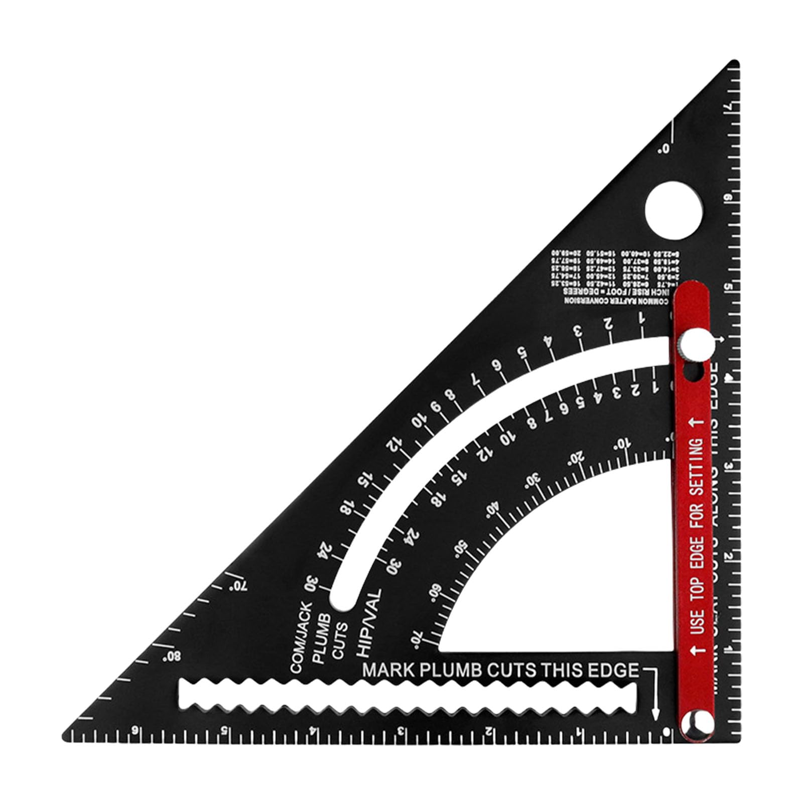 Combination Square Carpenter Square Rafter Framing Woodworking Measurement Tool 7.5inch Layout Tool Aluminum Protractor