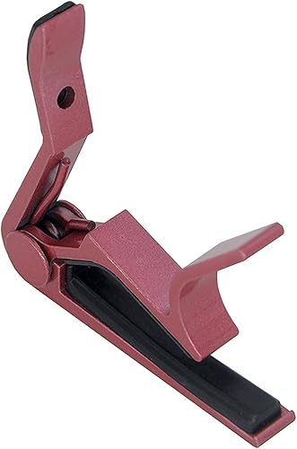 Miniatura 2 de Cejilla de guitarra para guitarras acústicas y eléctricas con material de aluminio de 6 cuerdas Herramientas eléctricas acústicas coloridas - rojo