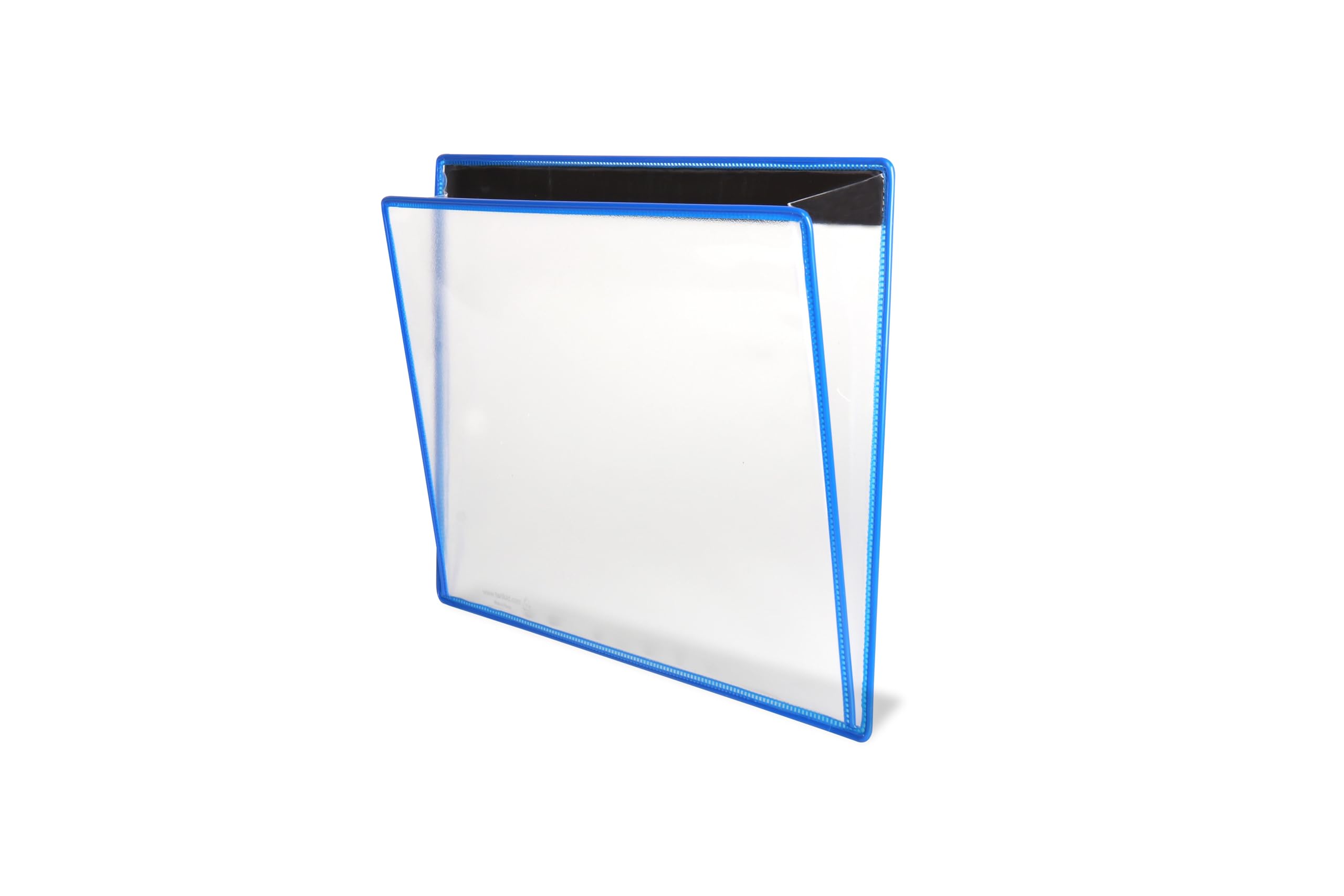 Djois made by Tarifold 340081 Pack of 5 A4 Magnetic Folders – Document Holder, Brochure Holder, Tools A4 Size Expandable – Magnetic Back, Blue Frame
