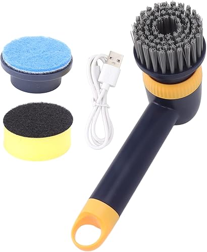 Miniatura 1 de TOPINCN Electric Power Cleaning Brush Brush Tile Brush 1200Mah Rotate Washing Scrubbing Household Brush Scrubby Brush Tool Brush Brush for Rotating