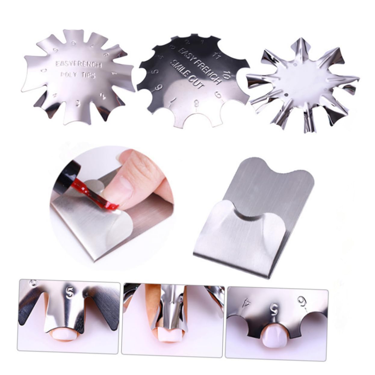 Ipetboom 12piezas Placas De Estampado Inoxidable Para De Uñas Plantillas De Manicura Para Decoración De Uñas Casa y Salones Para Mujeres y