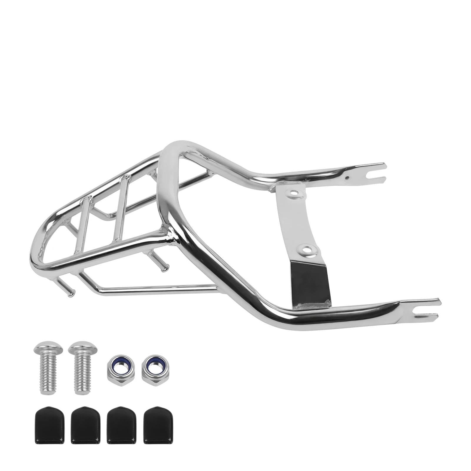 Support de charge chrome pour Monkey 125 porte-bagages rigide durable - 6
