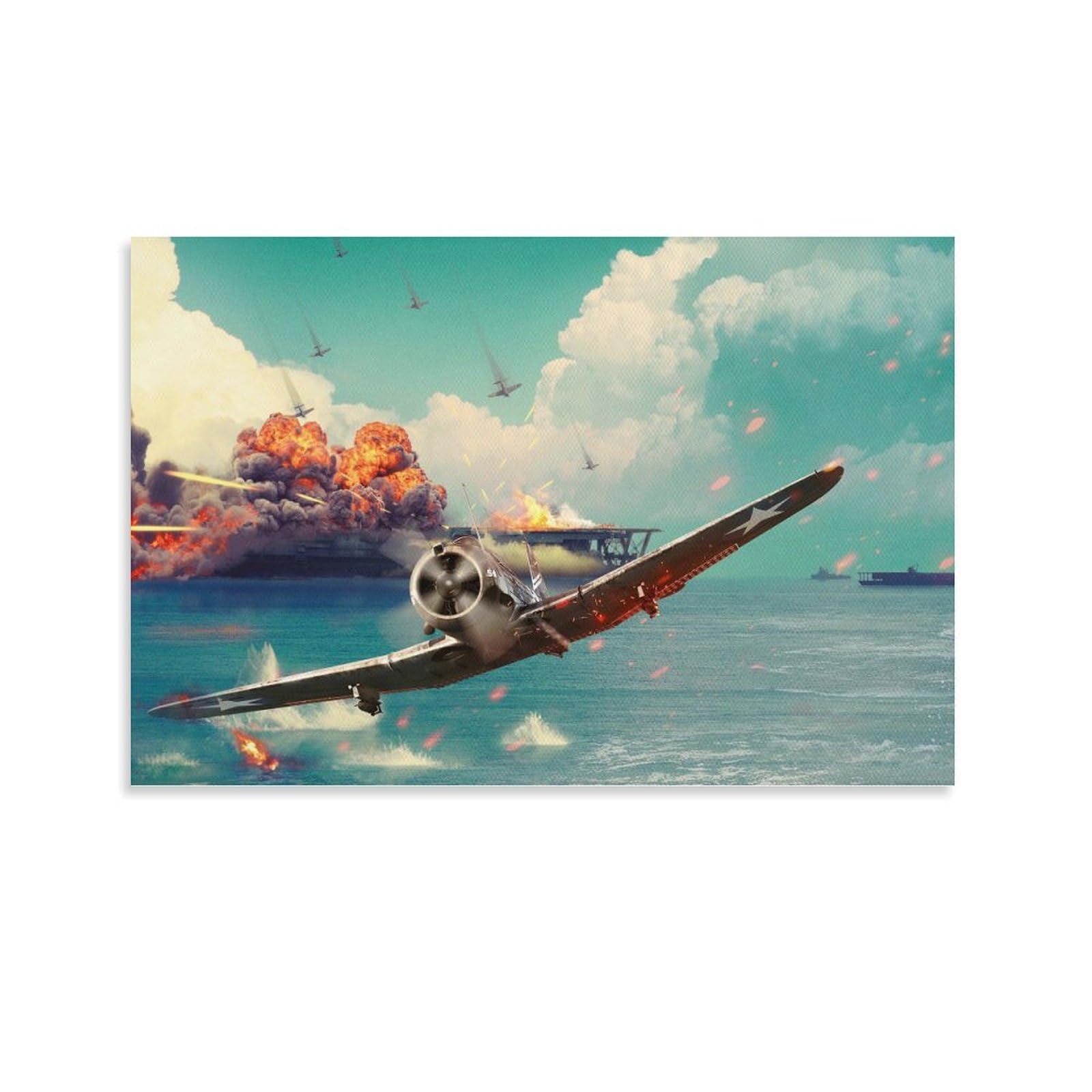 Amazon.co.jp: 戦争アートプリントのWW2第二次世界大戦太平洋海戦 