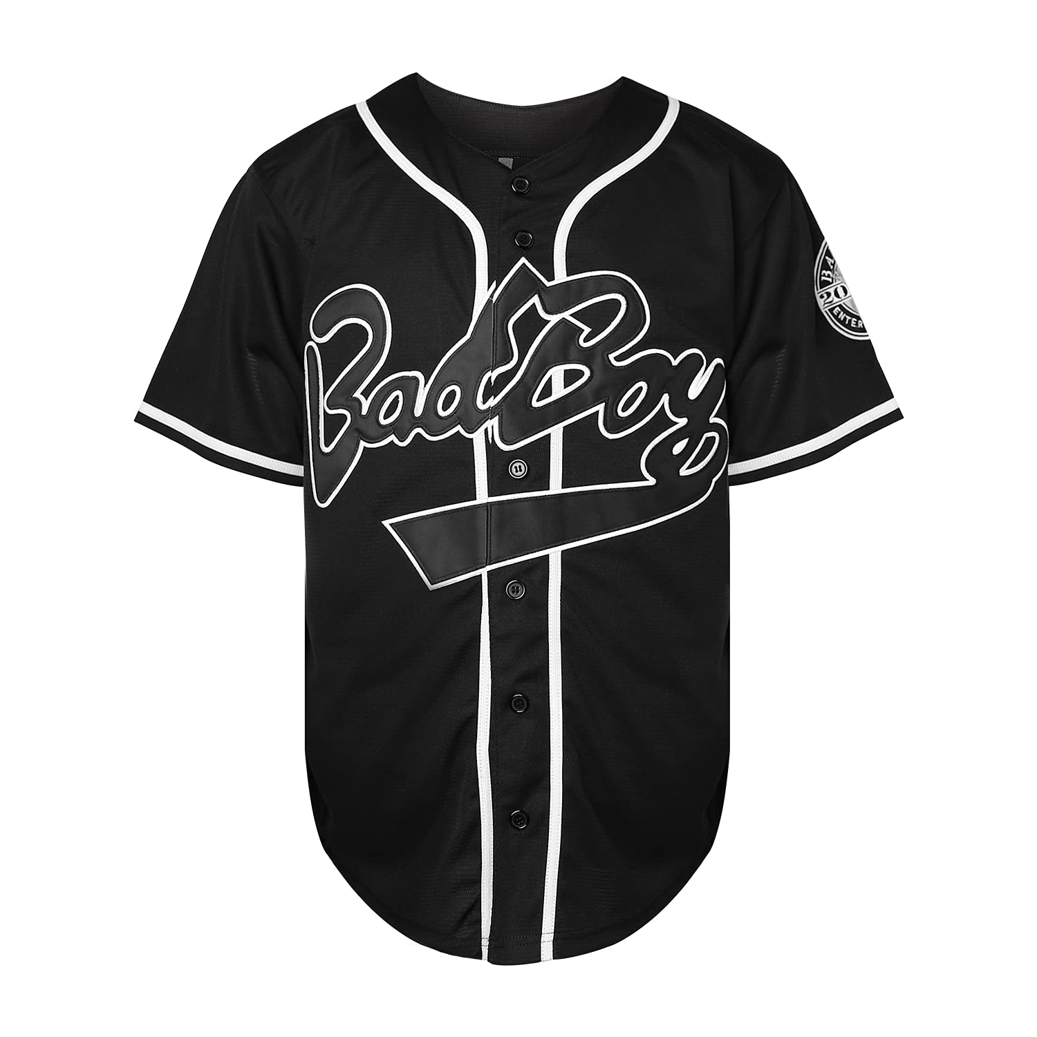 Biggie Smalls Jersey 10 Bad Boy Shirt 90s Hip Hop Clothing Stitched Movie Baseball Jersey