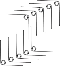 Qrity 10pcs Stainless Steel Spring V Torsion Spring 0.7mm Wire Diameter 5 OD 3 Turn 90° Angle Repair Project