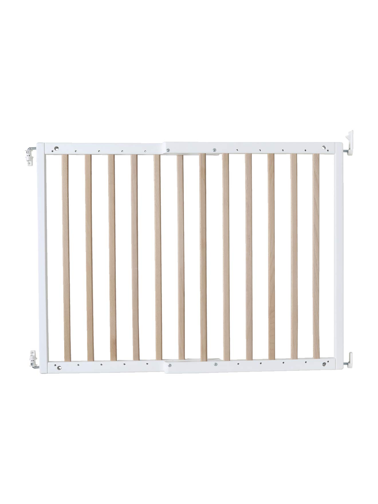 VERTBAUDET Barrière de sécurité Enfant en Bois Naturel/Blanc TU
