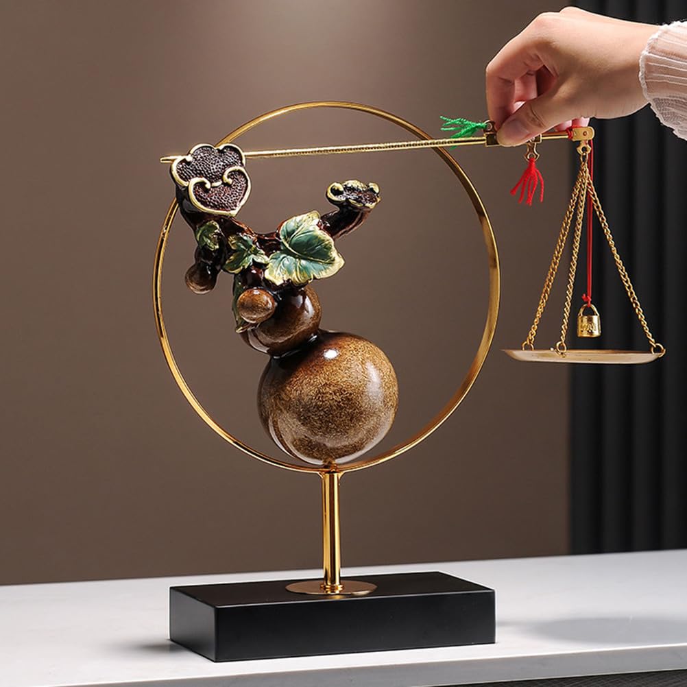 Figurka z żywicy Orientalne Feng Shui Mityczne stworzenie Ozdoba do wystroju domu, biurka, biura, ekspozycji kolekcjonerskiej Bogactwo Szczęście Szczęście Figurka,27 * 8 * 30cm