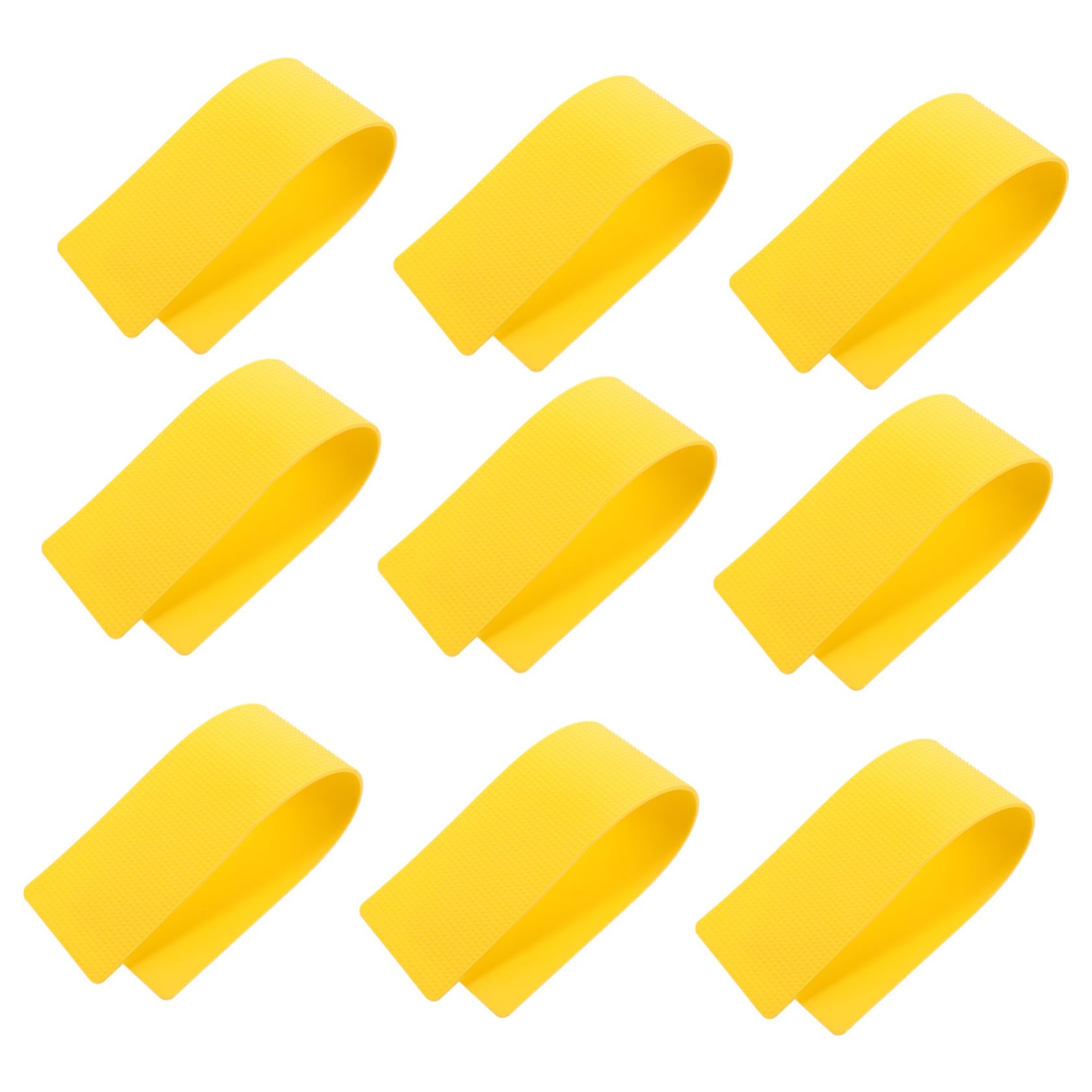 Hemoton 10Pcs Training Supplies for Football and Tennis Courts Durable Tear Markers for Soccer and Basketball Bright Color Design for Enhanced Safety and Visibility