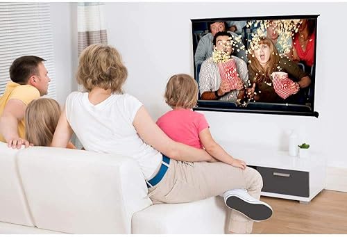 Miniatura 2 de Pyle Pantalla de proyector portátil – Soporte de pantalla de proyección móvil, ligero de transporte y sistema de fácil extracción duradero para