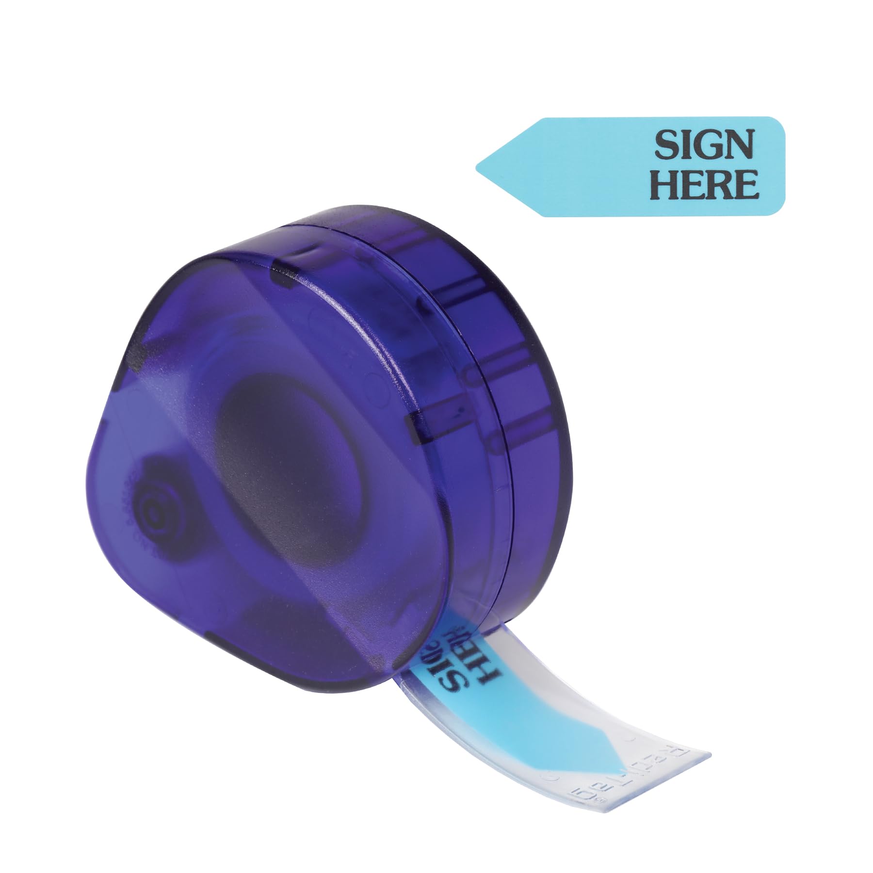 Redi-Tag 'Please Sign And Date' Reversible Arrow Flags - 6 Rolls, 120 Flags Per Roll, Mint Green - View #4