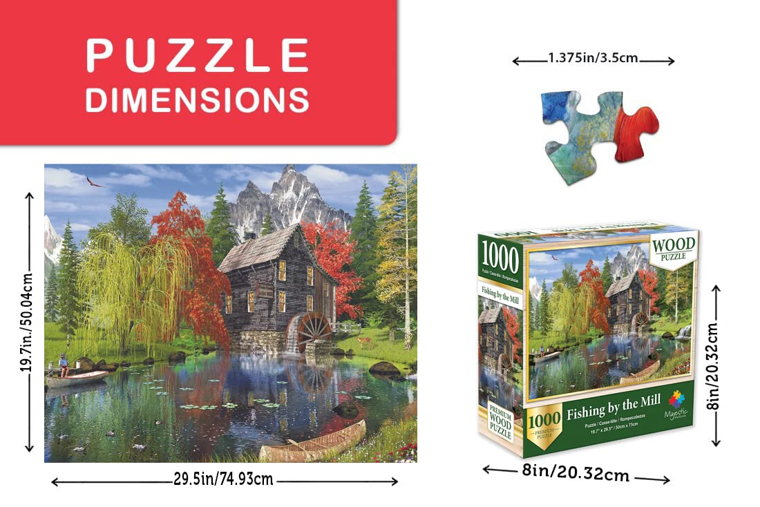 Amazon | Springbok マジェスティック 1000ピース 木製ジグソーパズル