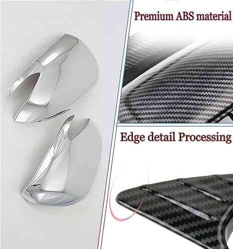 Miniatura 5 de Tapa de cubierta de espejo retrovisor exterior para Hyundai Santa Fe 2019 2020 2021 2022 2023 - ABS Silver Sport Interior Accesorios