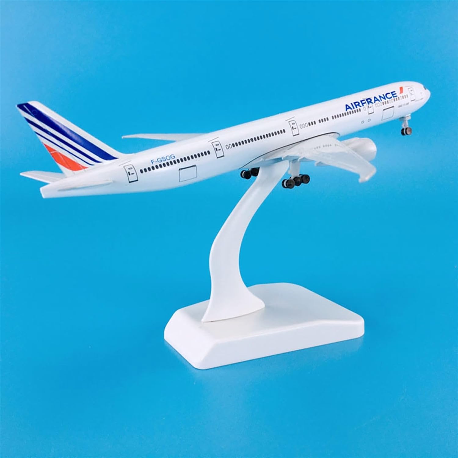 飛行機の模型をコピー 1:400 18.5 センチメートル車輪付き飛行機航空機ボーイング B777-300er エールフランス AB