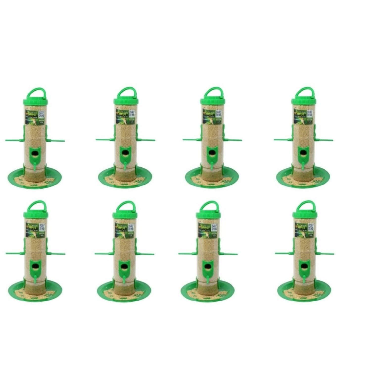 Amijivdaya Large Bird Food Feeder with Holding Handle Pack of 8 (B07N7F2FYJ) Amazon Price History, Amazon Price Tracker