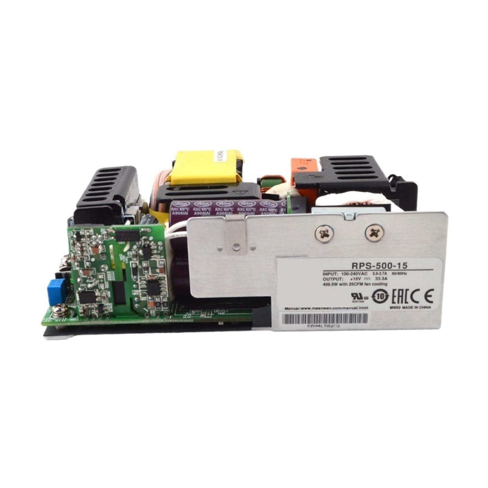 1 x RPS-500 12V 15V 18V 24V 27V 36V 48V 500W medyczny zasilacz PCB typ pusty (RPS-500-12V)