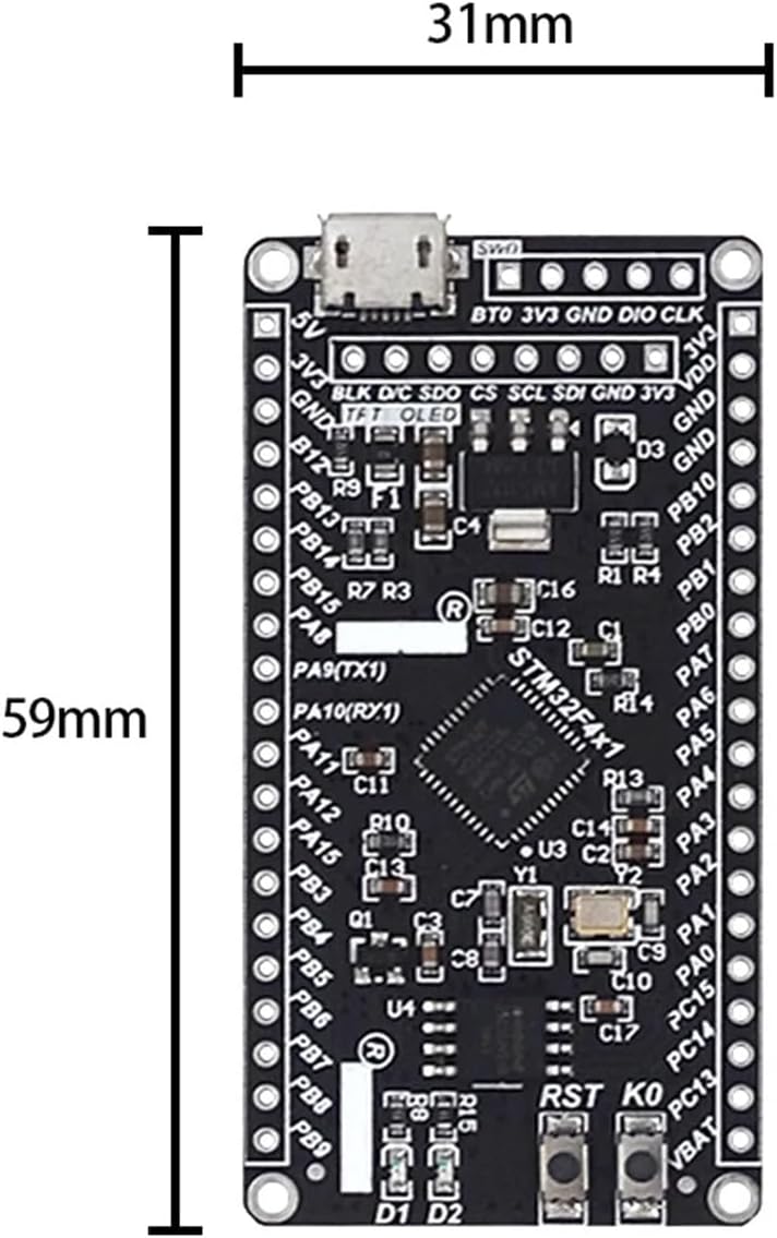 STM32F401CC/TM32F411CE STM32F4x1 core Board Development boardq(STM32F401CC)