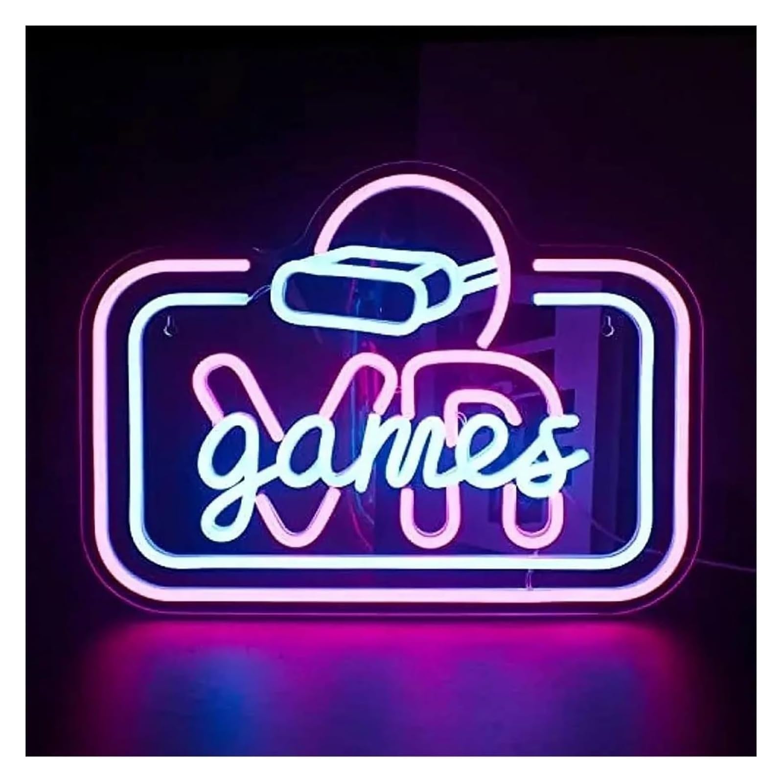 Zynther Neon lamp for neon Light Decoration Vr Game for Sign Powered Dimmable Led Signs 30cm×40cm