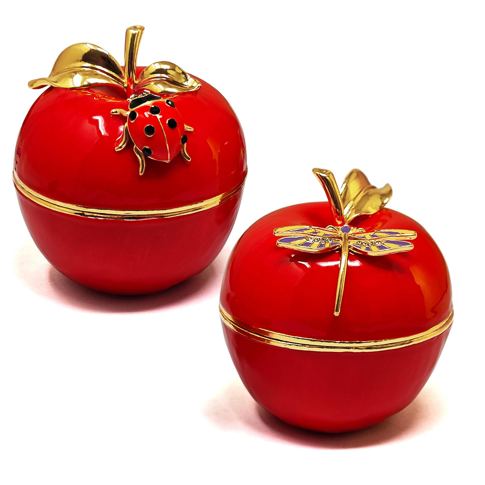 Boîte à bijoux Fengshui pomme pour sublimer votre table de mariage