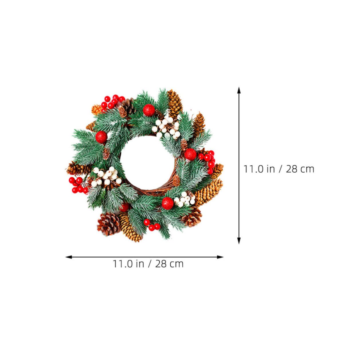 TOYANDONA 30 Pièces Autocollant de Noël pour Fenêtre en Couronne, Pvc