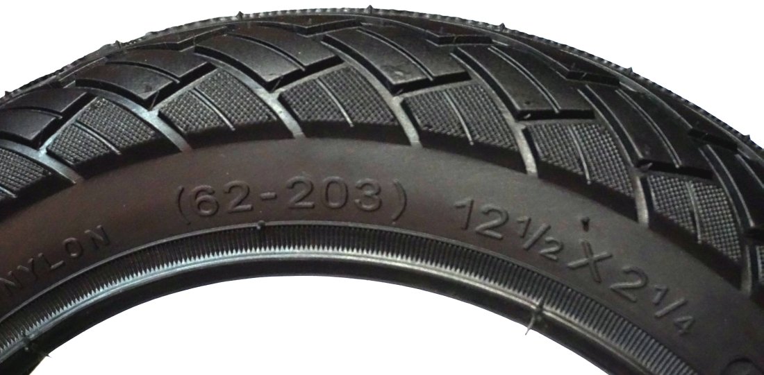 6x 12" 12 1/2 x 2 1/4 = 62-203 CBK-MS Leichtlauf Reifen + Schlauch mit 45° Winkel Autoventil Kinderwagen Roller Dreirad Laufrad Fahrrad Anhänger