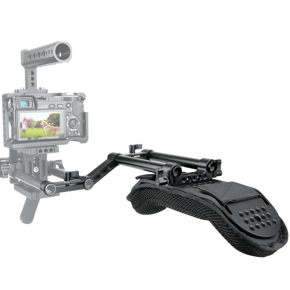 Amazon | NICEYRIG ショルダーパッド 肩パッド 汎用ショルダーマウント 