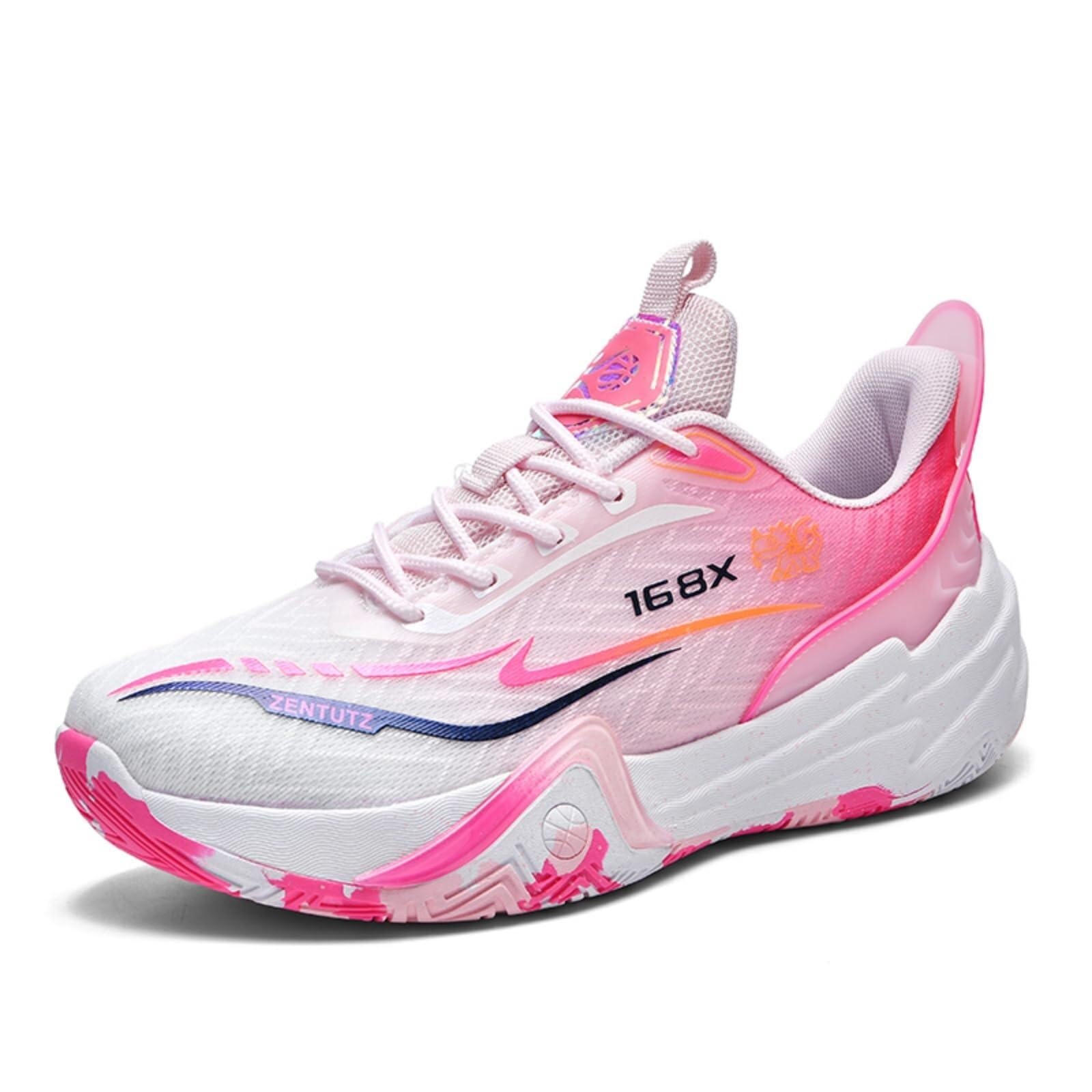 Le Scarpe da Basket Unisex Sono Traspiranti, Antiscivolo, Resistenti all'Usura, ammortizzanti e rimbalzanti, Scarpe Sportive for Ragazzi.