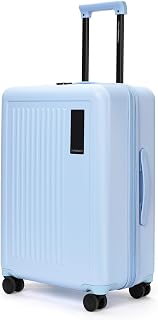 MOKOBARA The Transit Wave - Check-In Luggage | Large 74Cm Blue Polycarbonate 8 Wheel Spinner Trolley Hardsided Suitcase Wi... Price In India