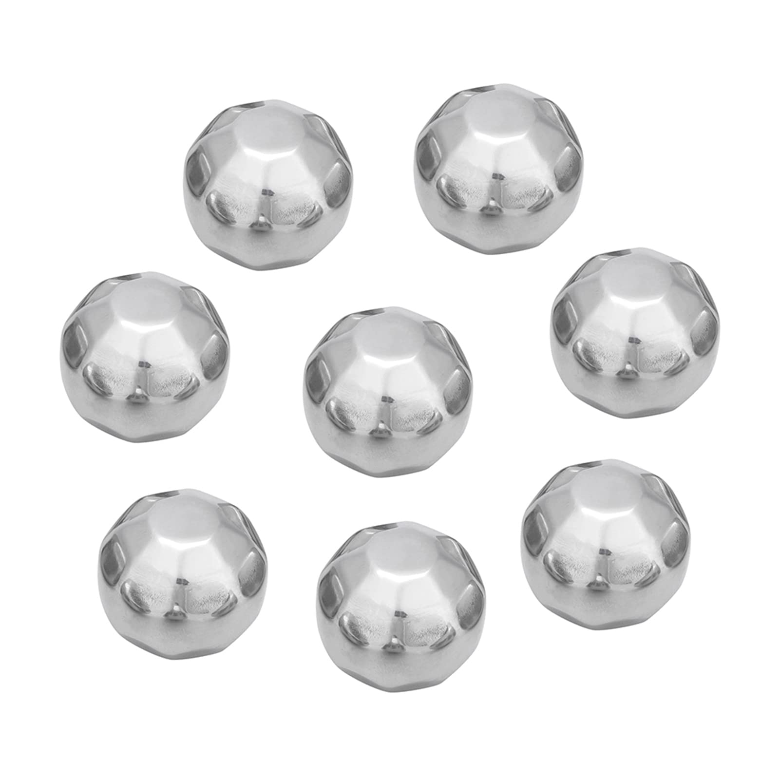 Rocas para Whisky, Accesorios para Whisky, Esferas de Hielo de Acero Inoxidable, Rocas Enfriadoras para Bebidas con Pinza, Bola de Hielo para Whisky, Cócteles y Bebidas Caseras,