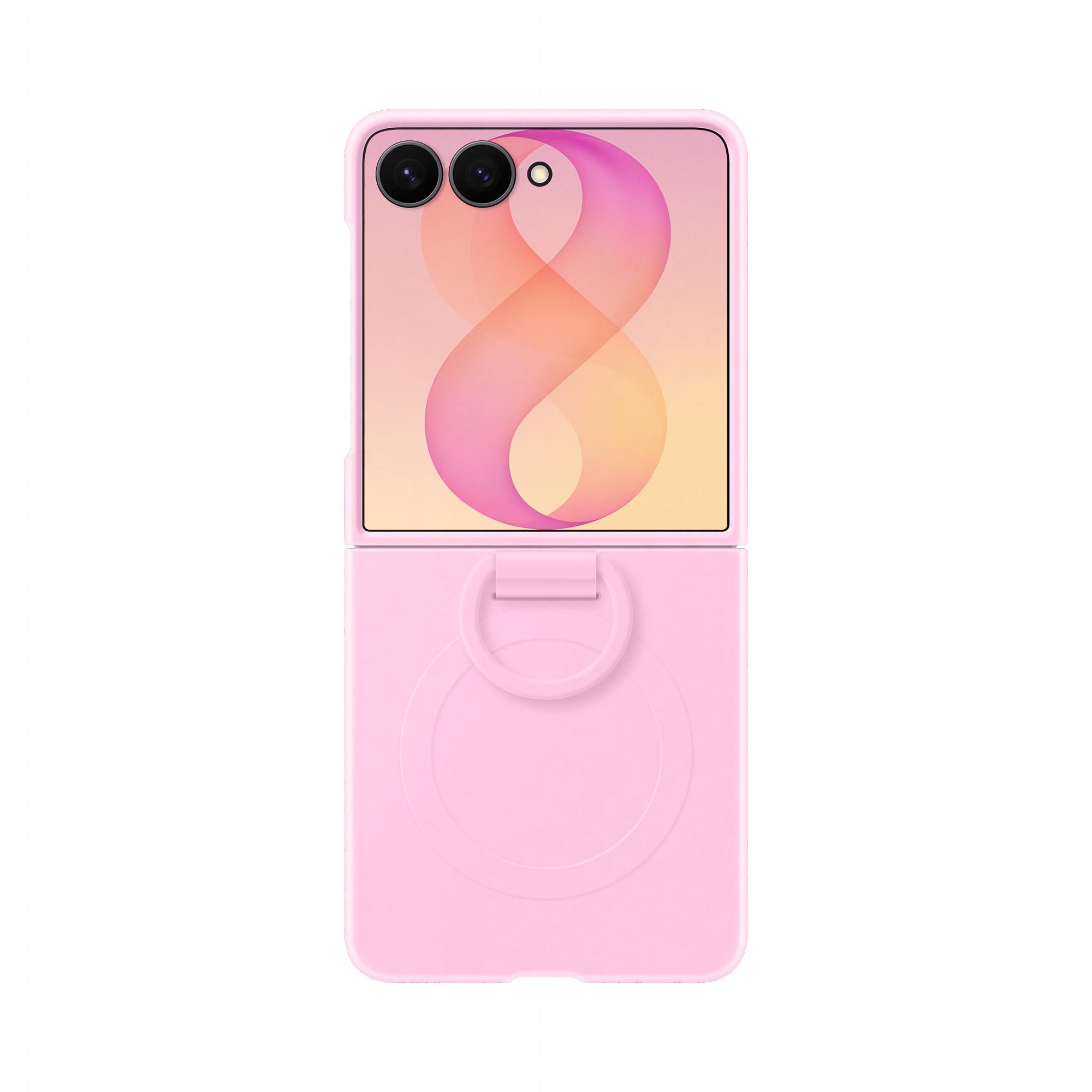 Immagine del prodotto: Samsung Silicone Ring Magnet Case per Galaxy Z Flip8, Pink · Colore Rosa · Motivo Tinta unita