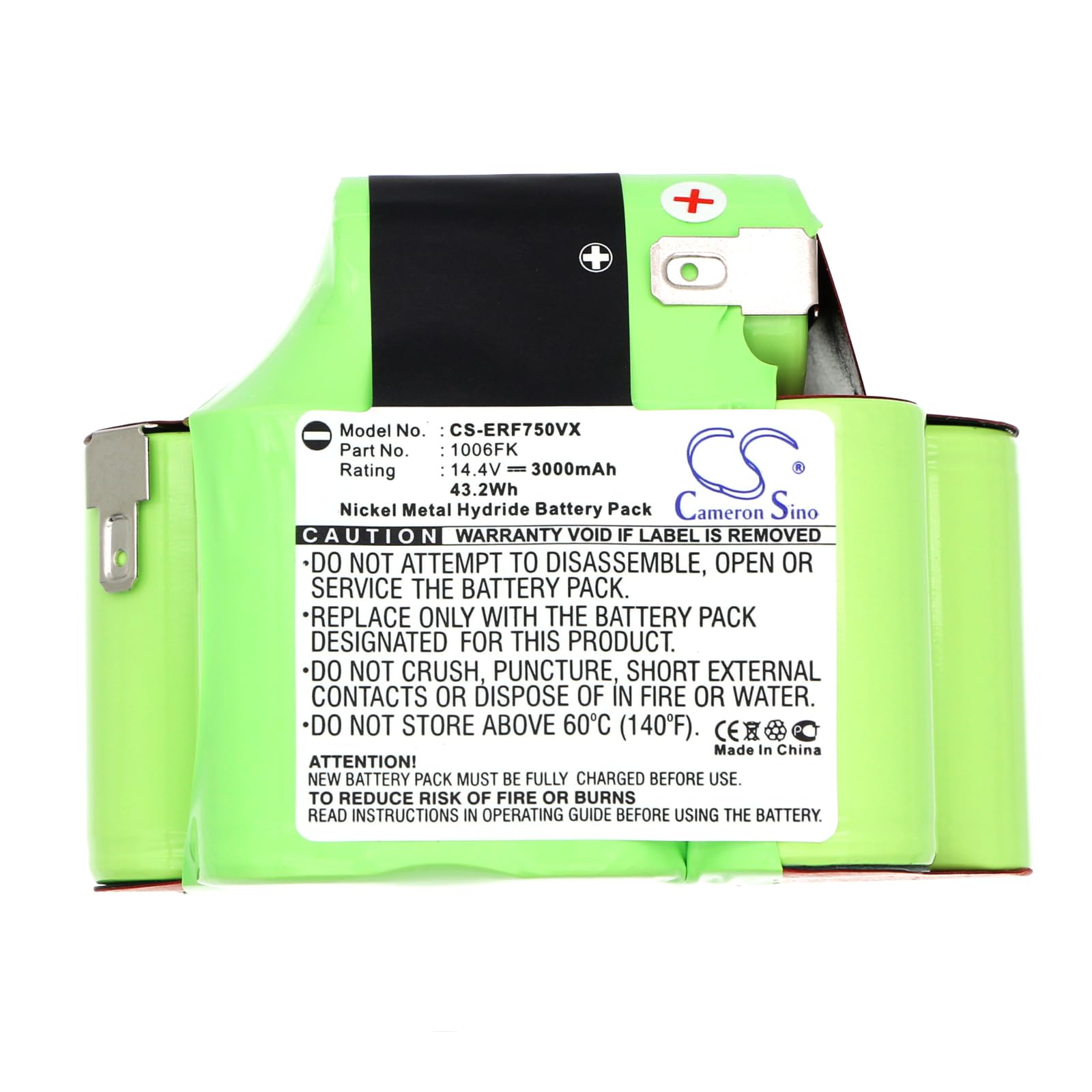 Cameron Sino 3000 mAh/43.2wh Batteria compatibile con EURO PRO tiburón EP750 100350 –