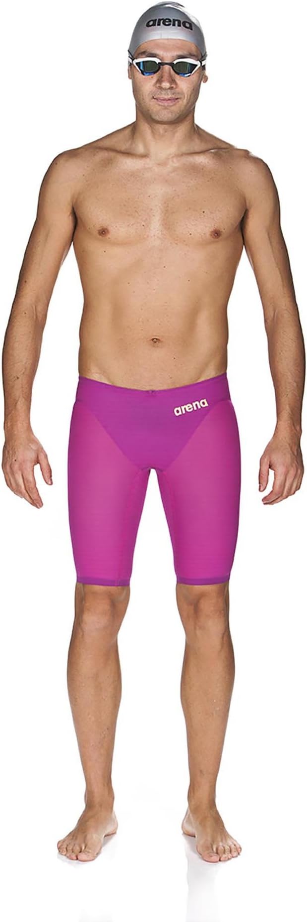 Arena Powerskin Carbon Air Gold LE Jammer,Fuchsia (151),26