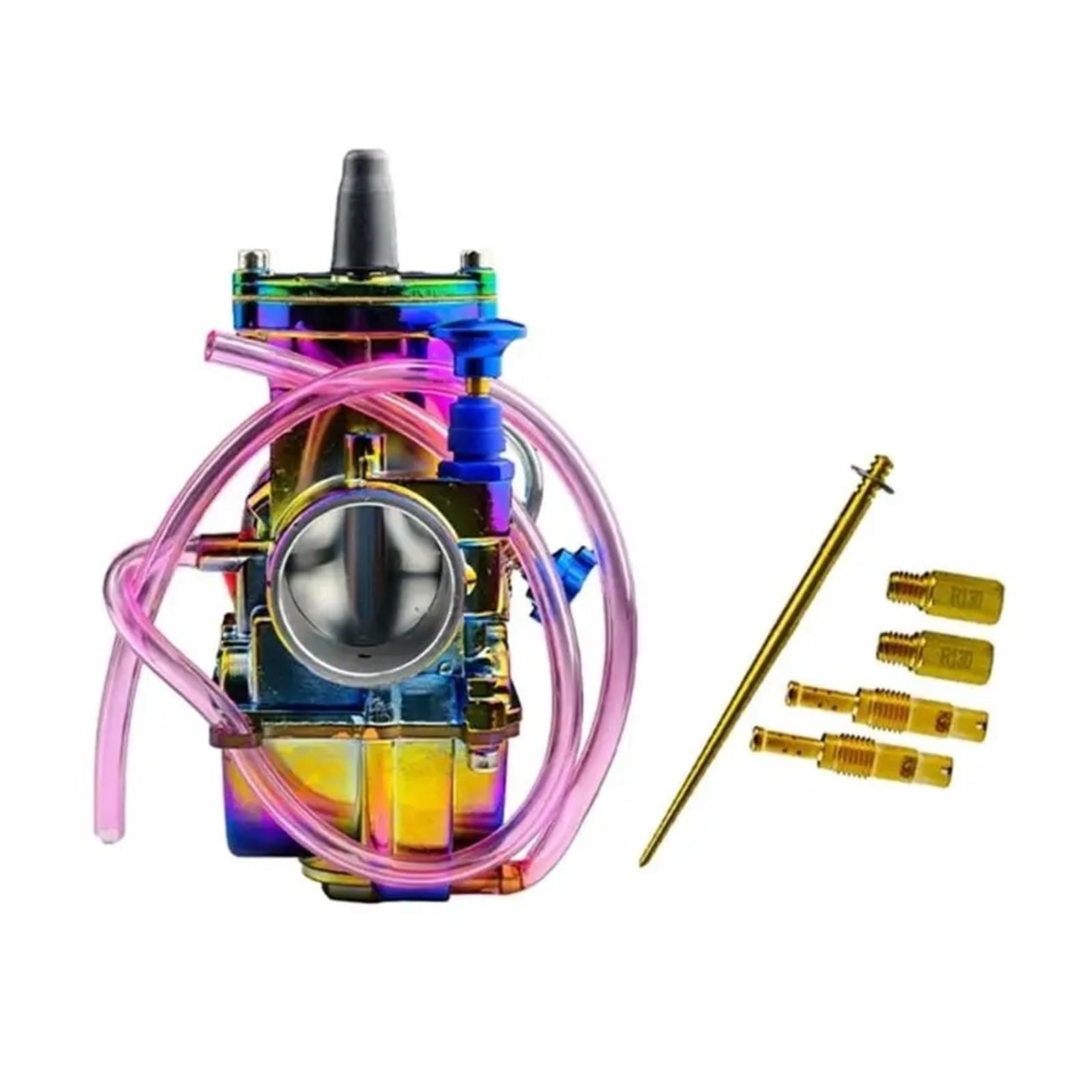 Carburatore moto Carburatore per bici da Per moto cromato Parti di regolazione facile installazione