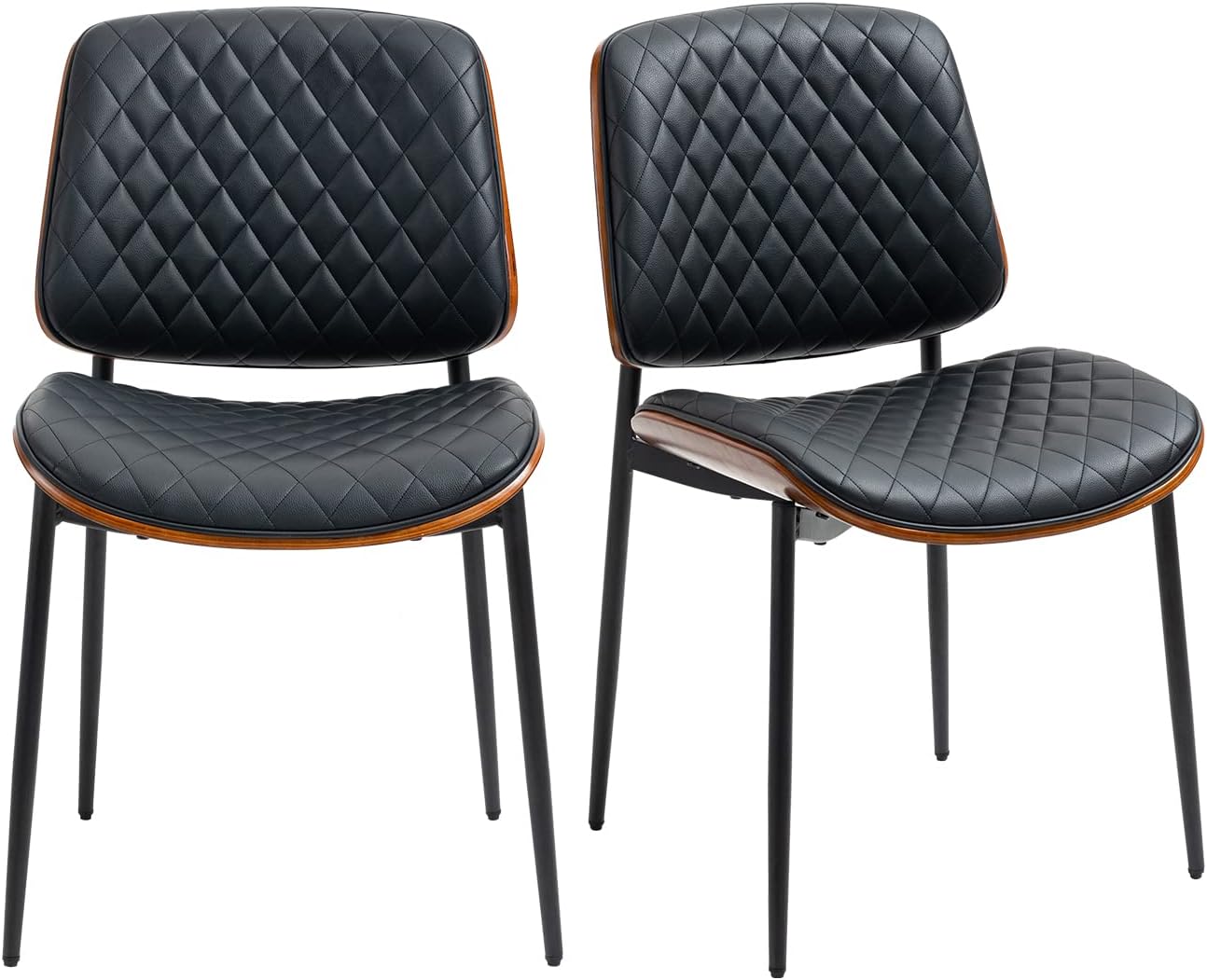 DRAGON GATE Modern MidCentury Dining Chairs Set of 2