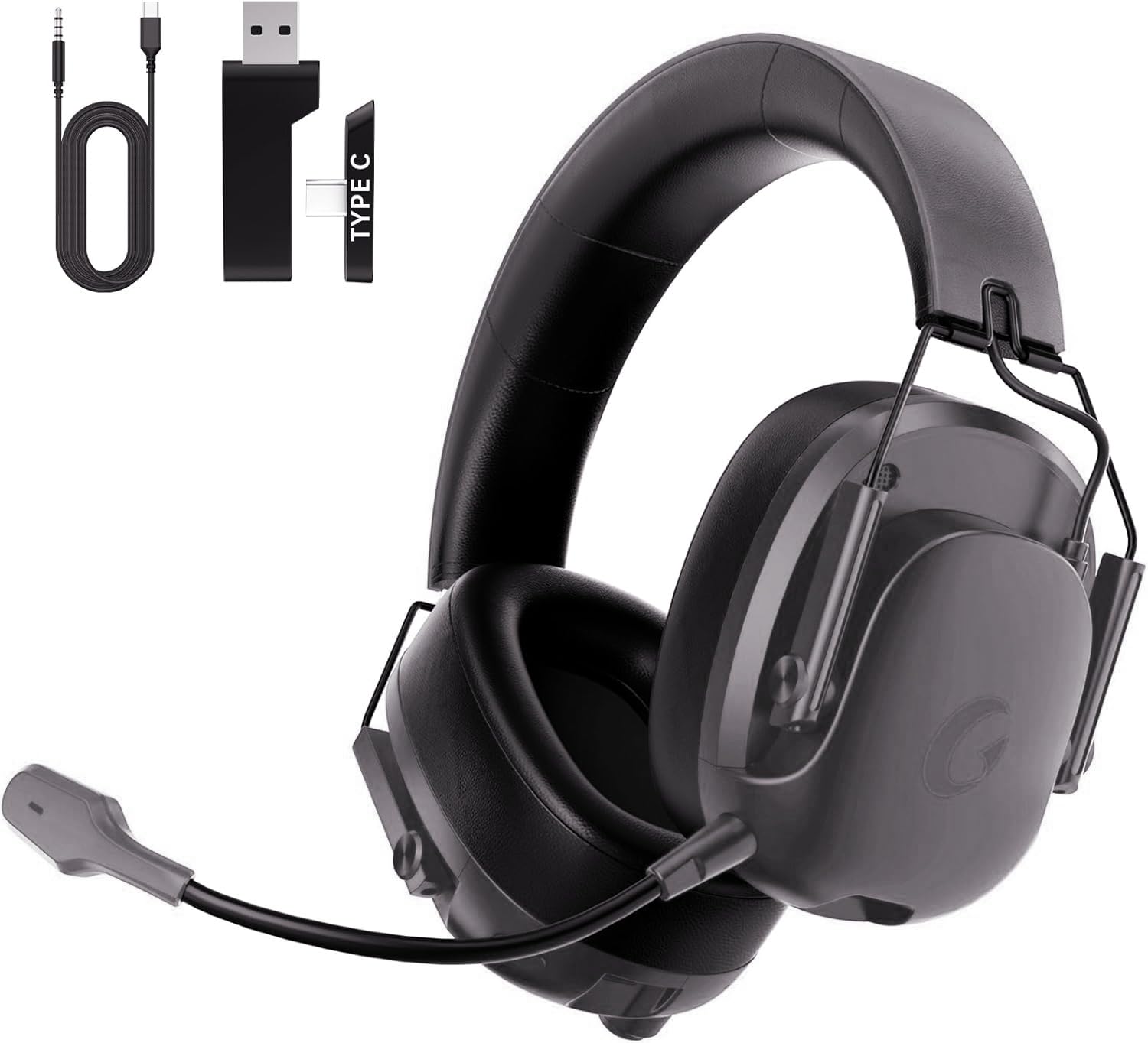 Cuffie da gioco wireless Bluetooth 5.2 Captain 500 per PS5, PS4, PC, Xbox Series