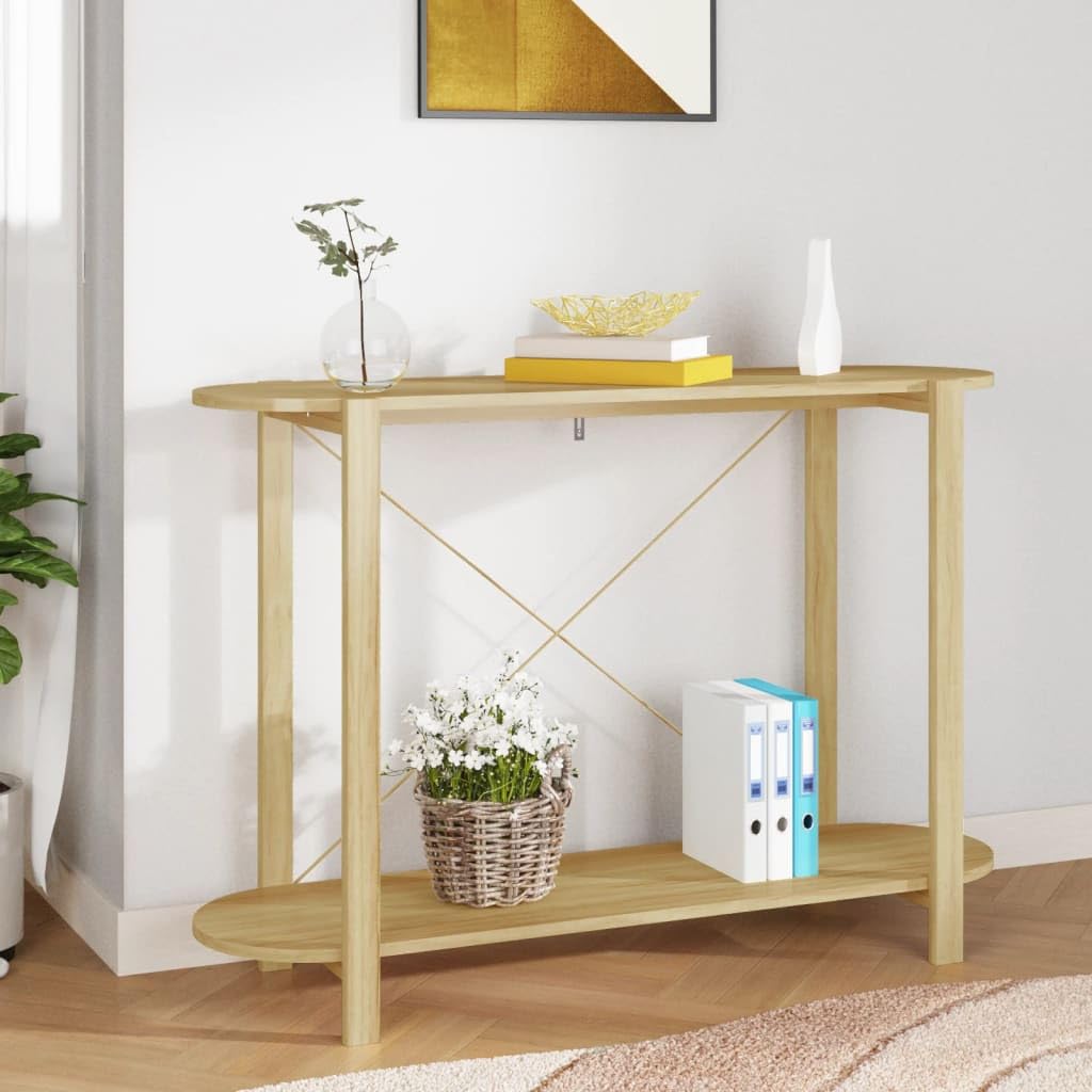Mesa consola clásica 110 x 38 x 75 cm de material de madera con espacio de almacenamiento y patas de madera maciza estables para salón y pasillo