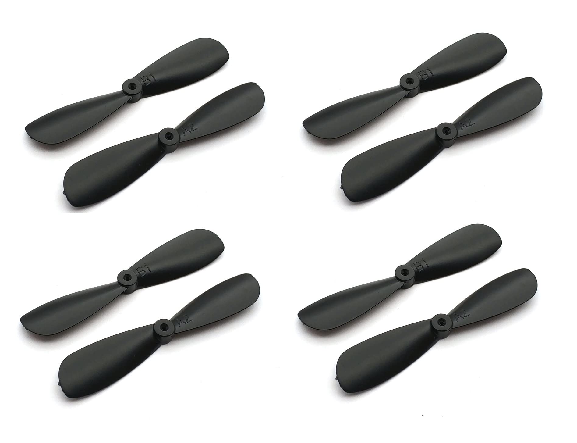 4pair 45mm 4.5cm 0.8mm Paddle Aircraft L/R CW CCW Propeller Prop Blades Rotors Helicopter Toys Quadcopter RC Spare Parts Accessories
