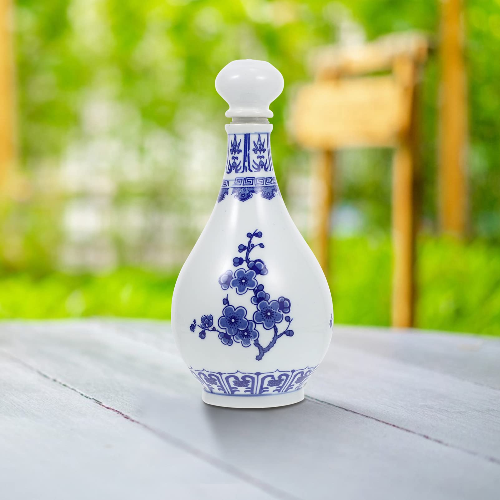 Tasses à saké Bouteille en céramique Bouteille vide Bouteille d'alcool chinoise Bouteilles de brassage à domicile Bouteilles de jus Bouteille de vase en porcelaine for la décoration intérieure Bouteil
