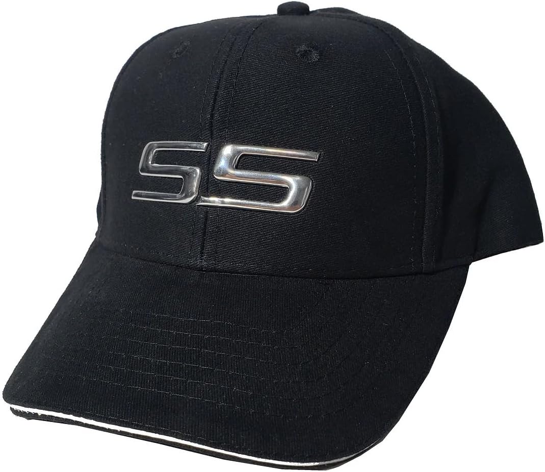 Chevrolet Camaro SS Liquid Metal Hat - Adjustable Cap - Officially Licensed by GM Black