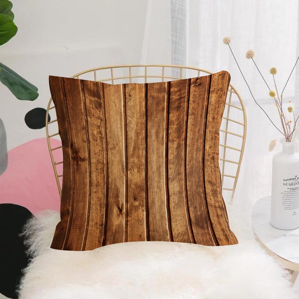 HYMSXW Cushion Cover,Throw Pillow Case Home Decorative for Living Room Bedroom Sofa Chair 20X20 Inch,Wood Planks Png - Wood Grain Paper Background,Pillowcase 50X50cm