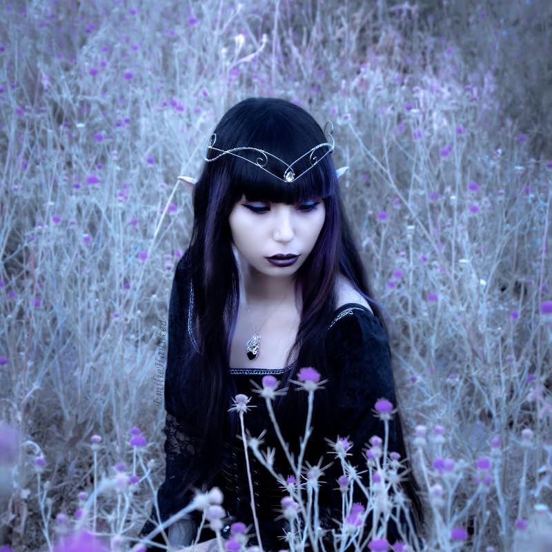 Handmade Cross Cosplay Crown Tiara Princess Circlet Headband Medieval Fairy Hair Accessory Wedding Costume headpiece - Image 4