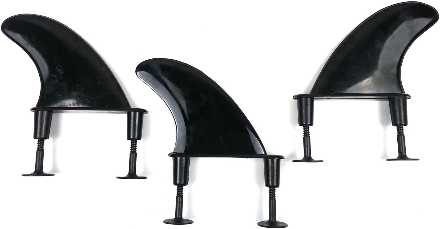 ソフトサーフボードパフォーマンスフィンスケグセット ユニバーサルソフトトップサーフボード用 ネジ付き