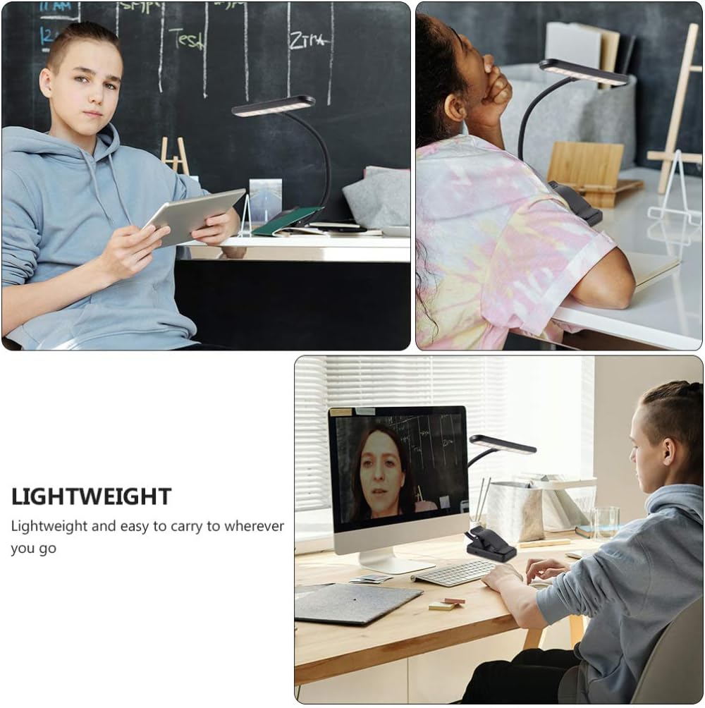 Milisten Professional Musician Super Bright 27 LED Music Stand Light, Clip On Orchestra Piano Lights, Infinite Levels Dimmable, Vertisile, Great for Piano, Orchestra, DJ& Craft. USB Cord Incl.