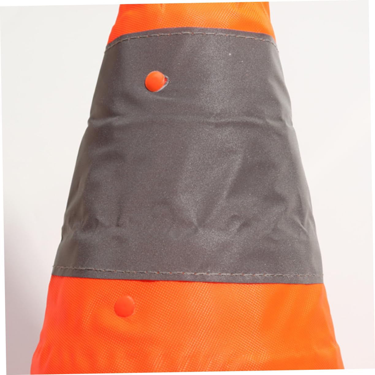 Cône de Chantier Pliable Réfléchissant avec Lampe LED, Orange