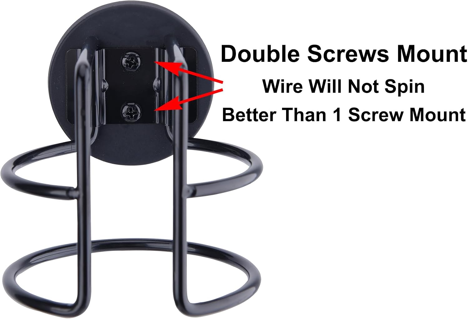 Magnetic Cup Holder with 2 Screws Mount, Full Covered Bus Tractor Cup Holder, Magnet Drink Holder for Bottle, Black Pack of 1