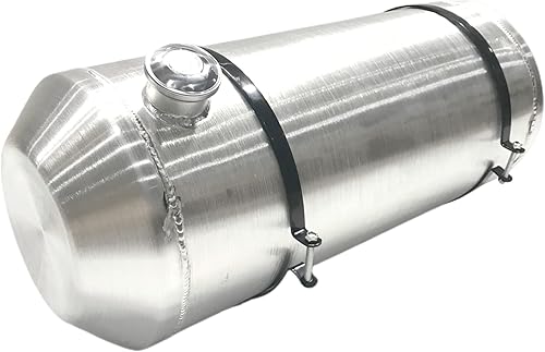 JSD AUTO PARTS Tanque de combustible de aluminio hilado de 14 12 galones, 12 x 30 pulgadas, 38NPT, para todo terreno, mini bicicleta, go kart