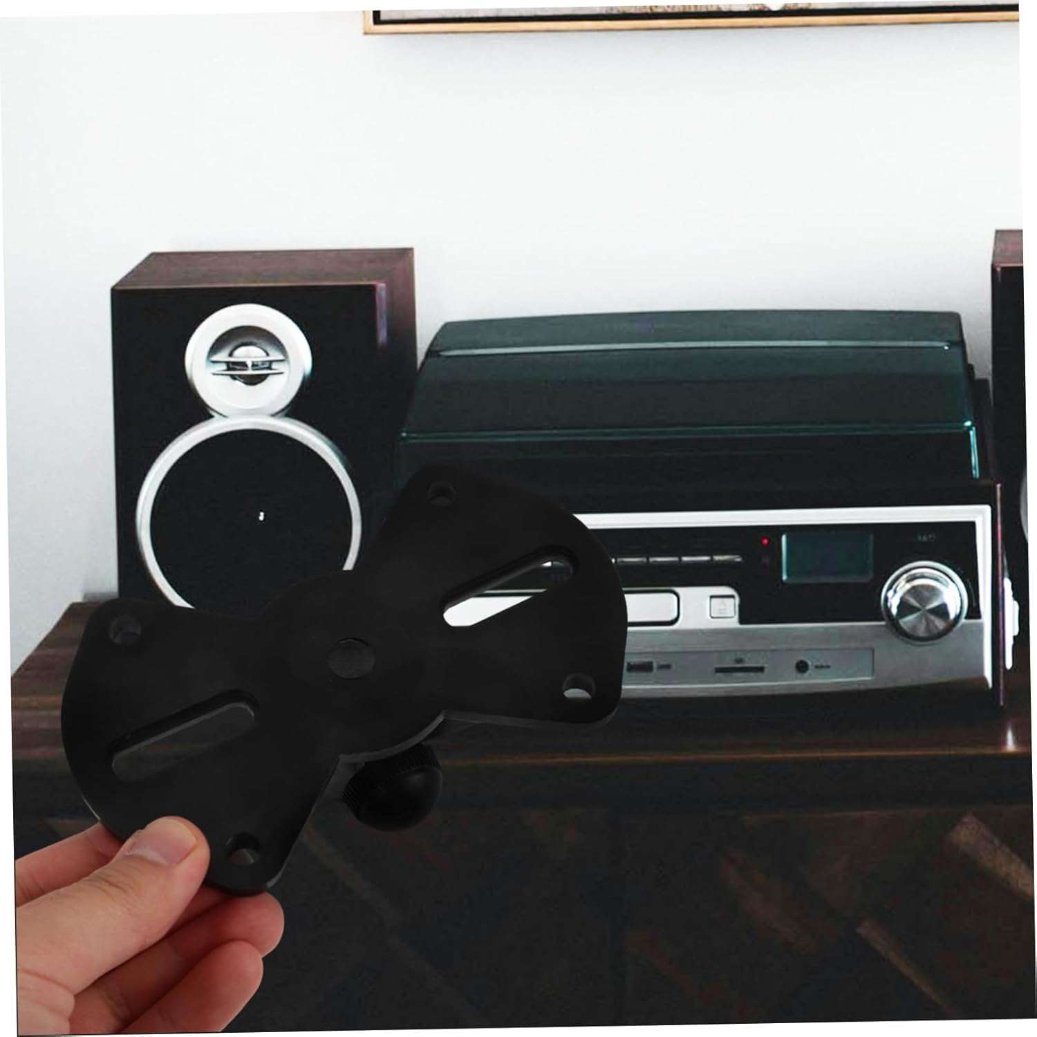 10pcs Speaker Tray Support Stands for Stage and Desktop Use Stable Speaker Bases Unique Design for Organizing Audio Equipment Your Workspace