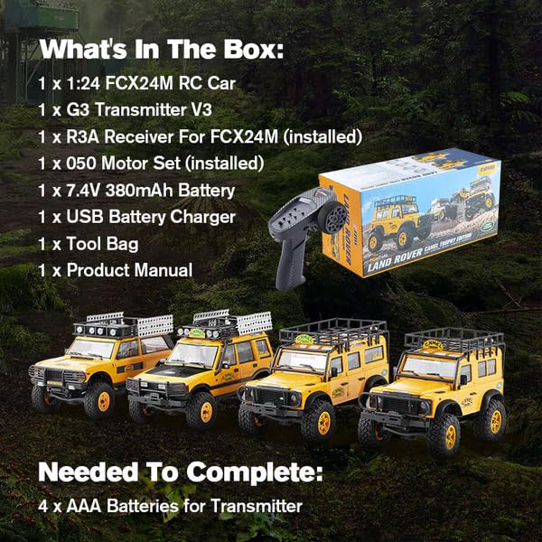 Amazon.co.jp: JUNENTER FMS FCX24M 1/24 RC クローラー RTR